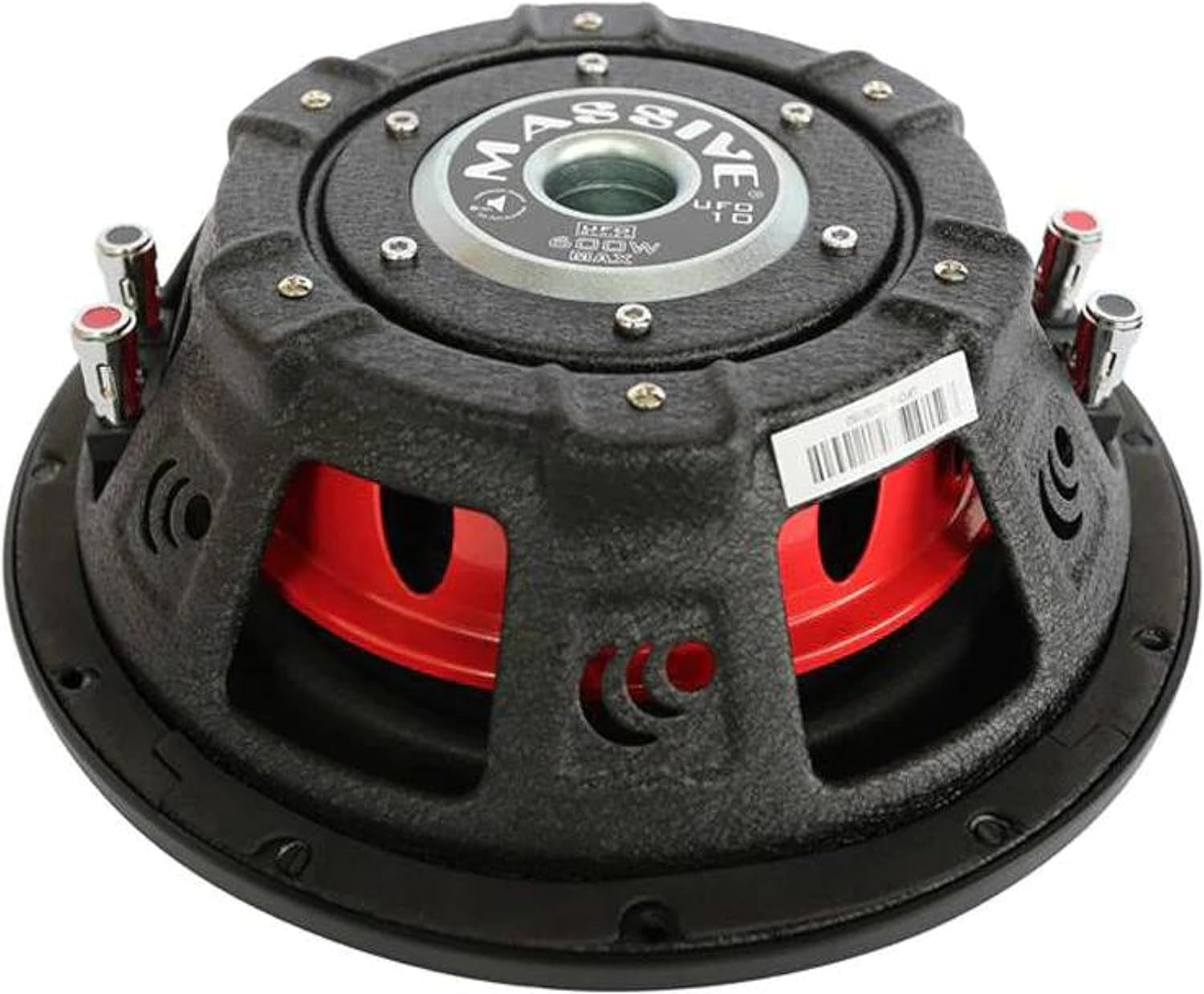 Car Subwoofer UFO10, 10 Inch Shallow Subwoofer - High Powered 300 Watt Shallow Mount Subwoofer (3 Inch VC Dual 4 Ohm) Low Profile Car Subwoofer with Deep Bass. Sold Individually